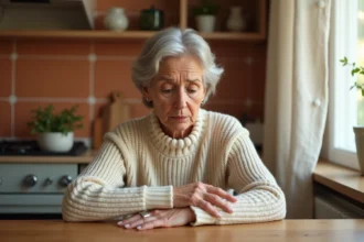 Femme massant sa main pour soulager les fourmillements, remède naturel contre la paresthésie