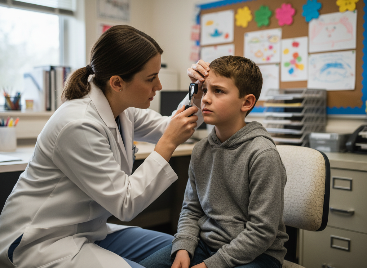 Jeune garçon lors d